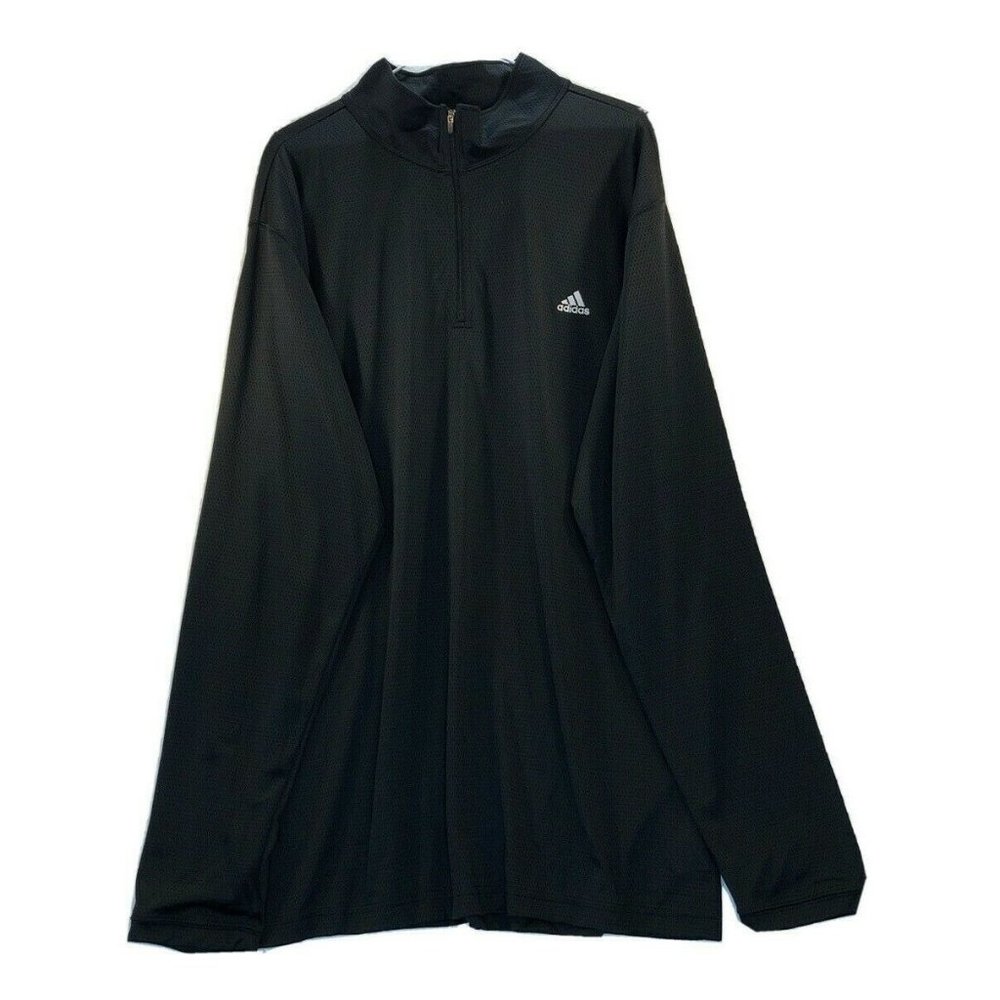 Adidas Logo Lightweight Mesh Quarter Zip 2XL ATS Dry Adidas Thermo System
